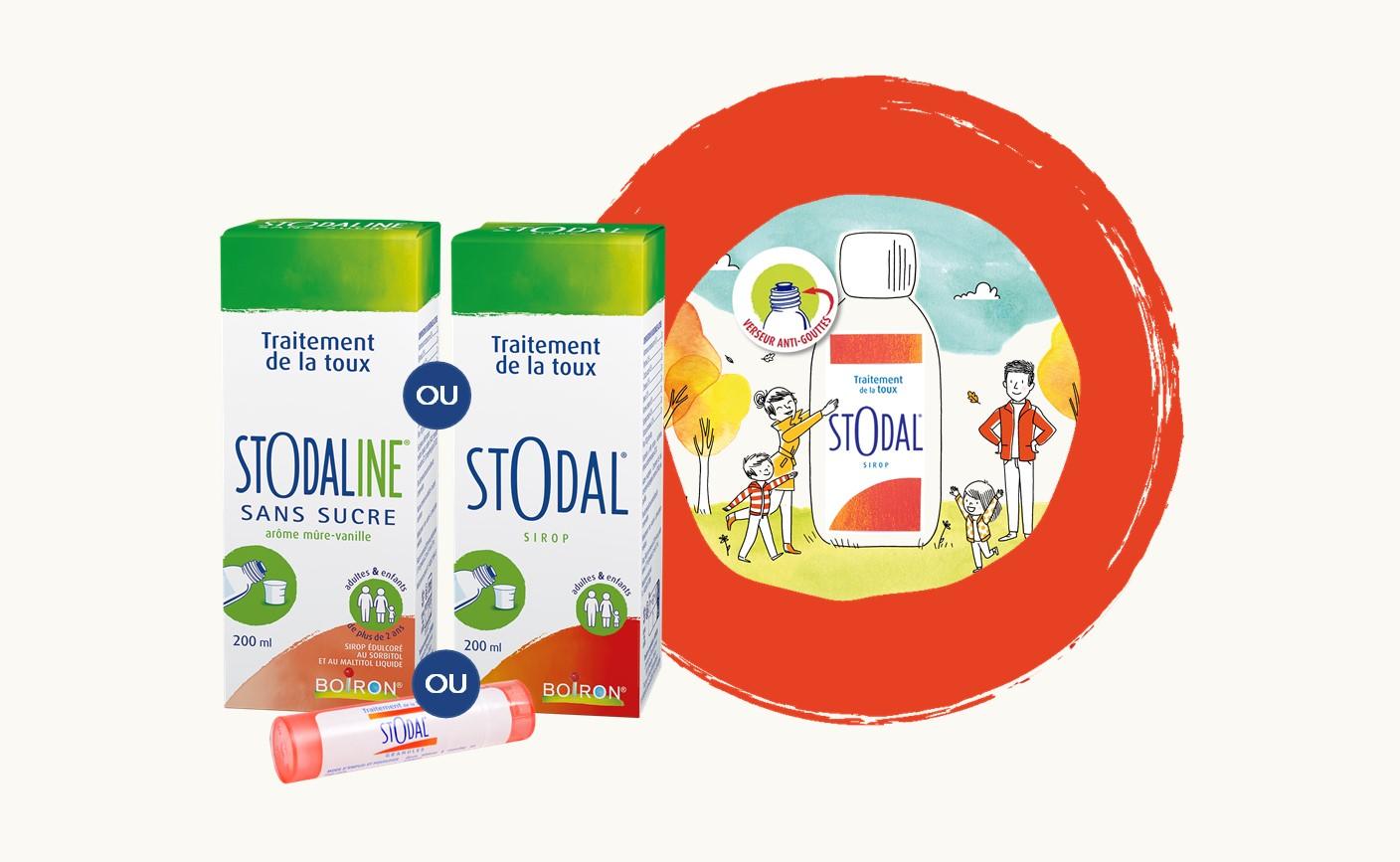 STODAL®, Sirop homéopathique 200 ml - Médicament homéopathique pour  Traitement de la toux